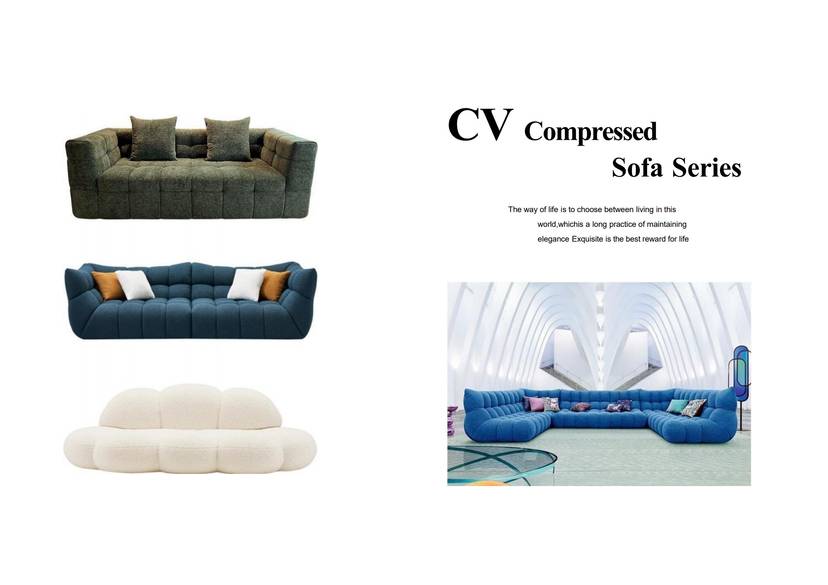 Revolutionize Your Space with Custom Compressed Sofa