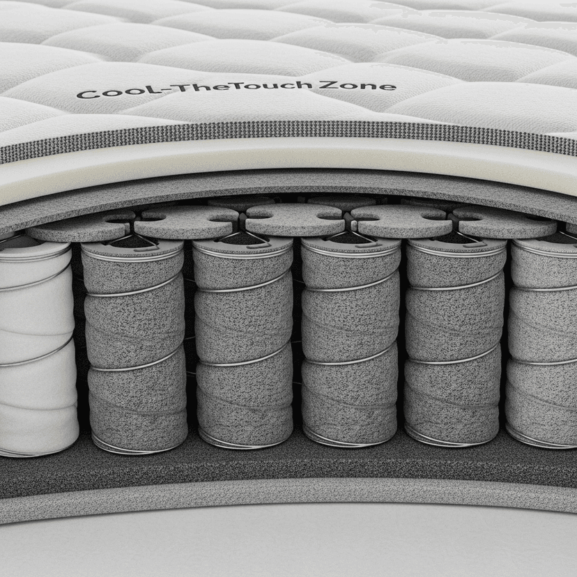 Silent Five-Zone Independent Pocket Spring System