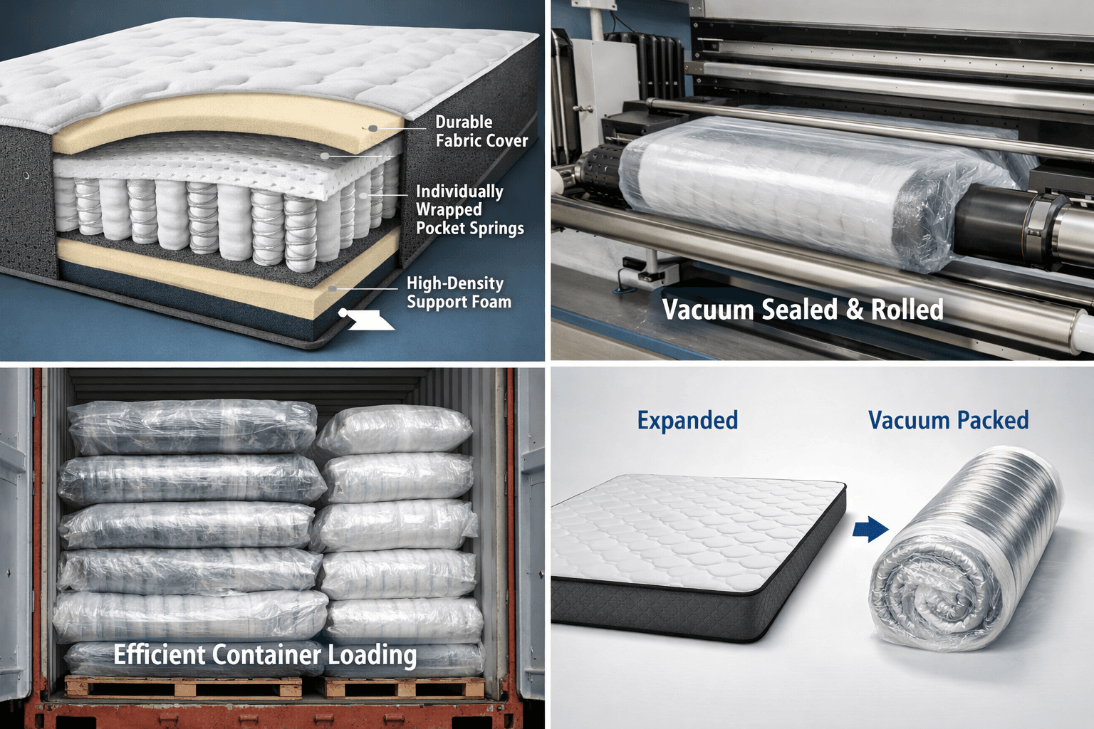 Vacuum Packed Pocket Spring Mattress: Engineering Compression Without Losing Support