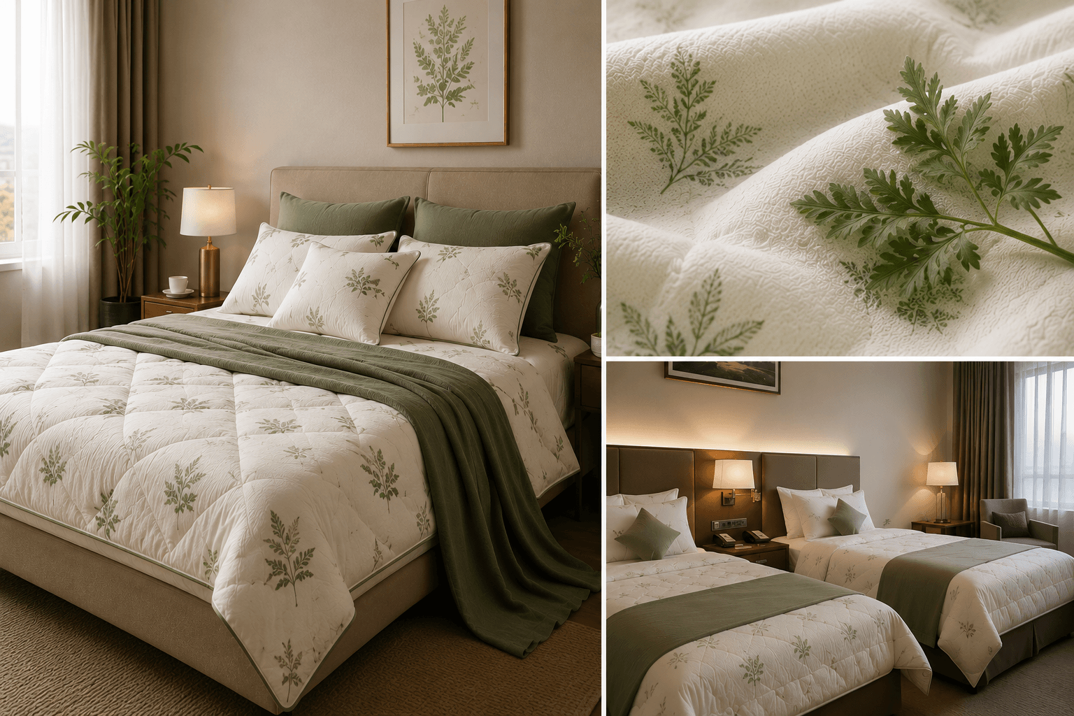 Mugwort Antibacterial Bedding: Natural Hygiene and Breathable Comfort for OEM Bedding Supply