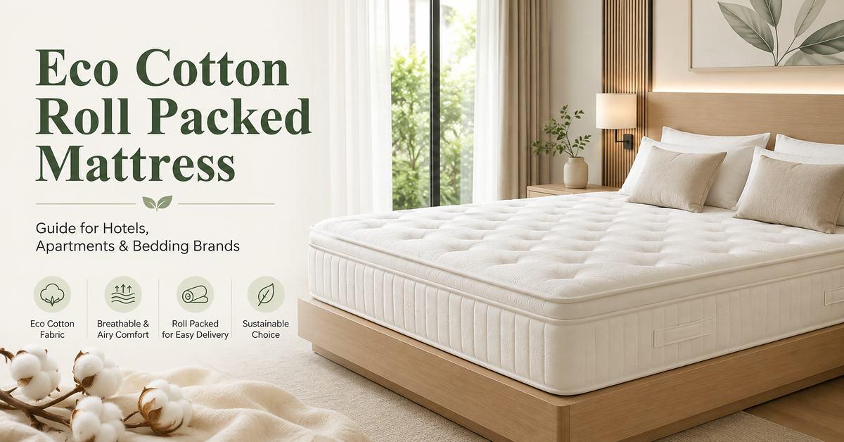 Eco Cotton Roll Packed Mattress: A Practical Buying Guide for Hotels, Apartments, and Bedding Brands