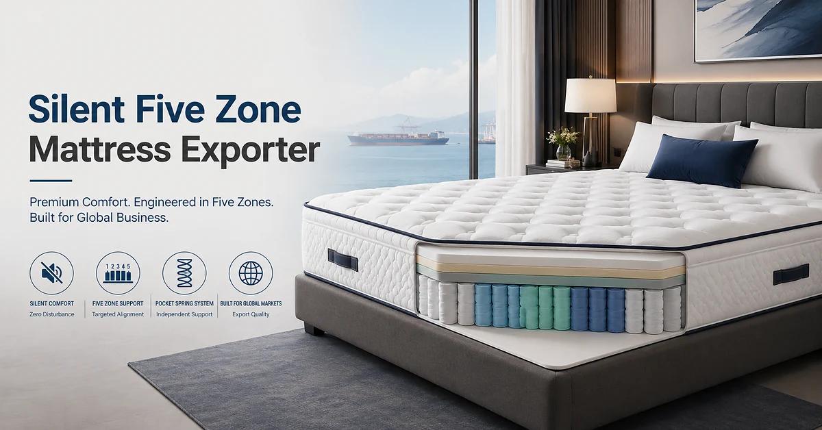 Silent Five Zone Mattress Exporter: A Buying Guide for Hotels, Apartments, and Bedding Brands